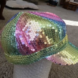 girls sparkly hat